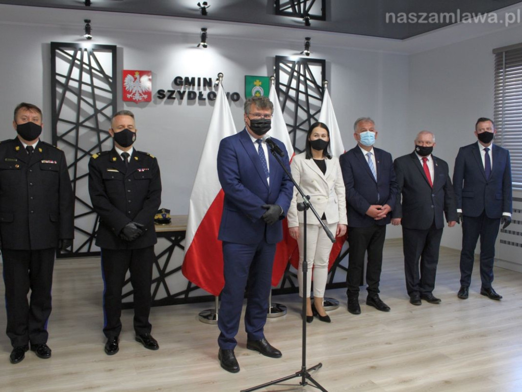 Wiceminister MSWiA Maciej Wąsik w Szydłowie