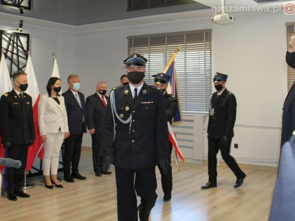 Wiceminister MSWiA Maciej Wąsik w Szydłowie