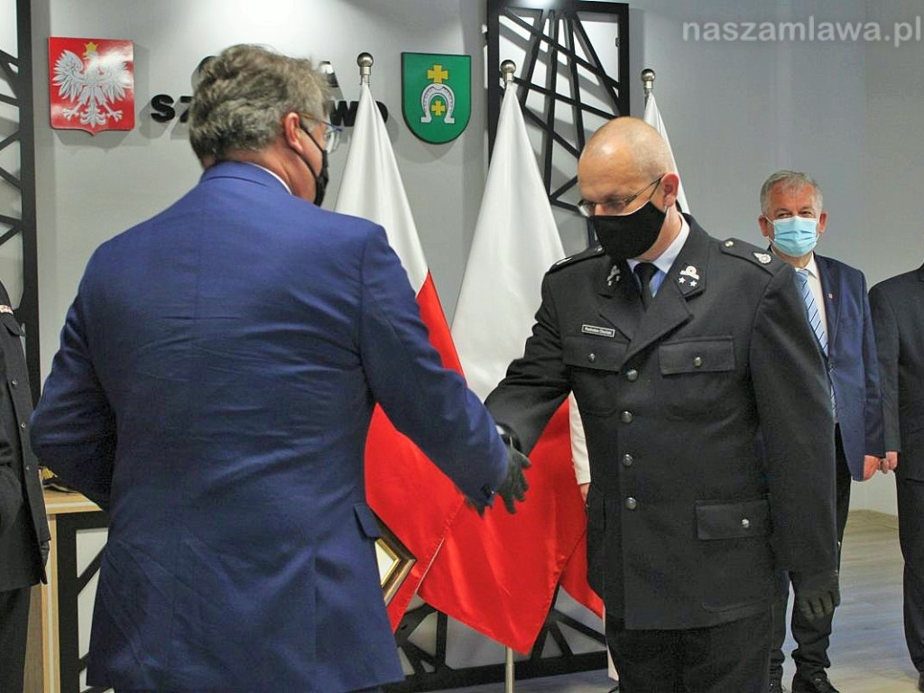 Wiceminister MSWiA Maciej Wąsik w Szydłowie