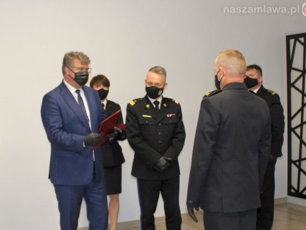 Wiceminister MSWiA Maciej Wąsik w Szydłowie