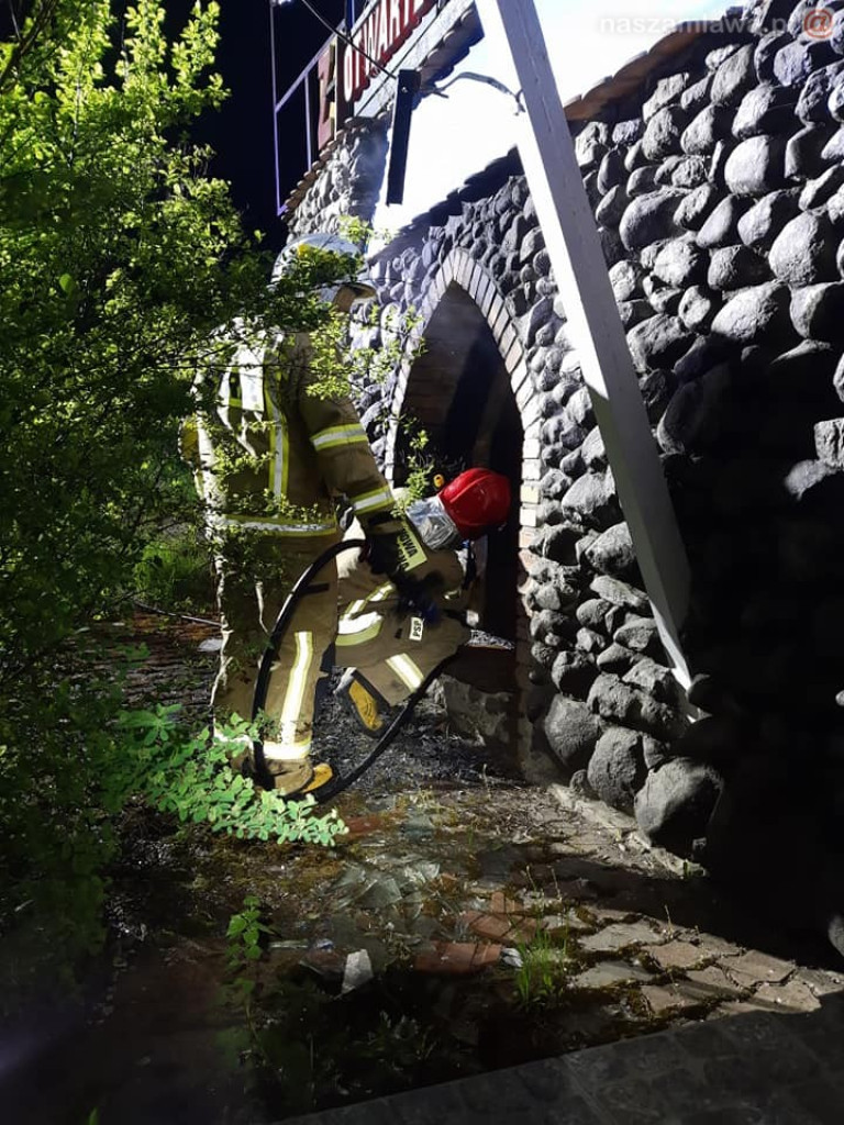 Pożar popularnego zajazdu [ZDJĘCIA]