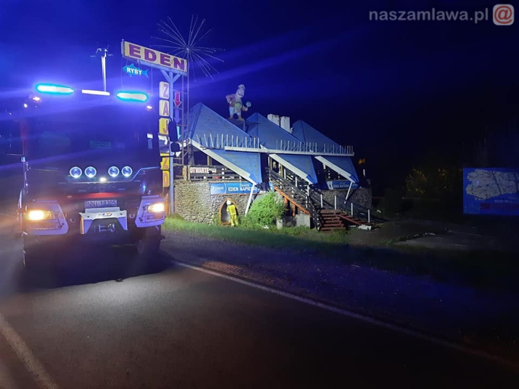 Pożar popularnego zajazdu [ZDJĘCIA]