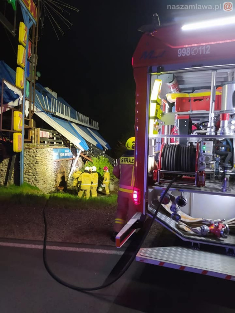 Pożar popularnego zajazdu [ZDJĘCIA]
