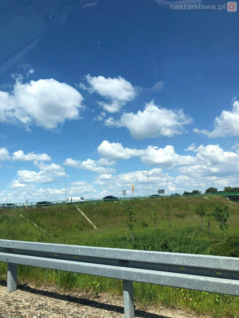 Gigantyczny korek na siódemce pod Mławą