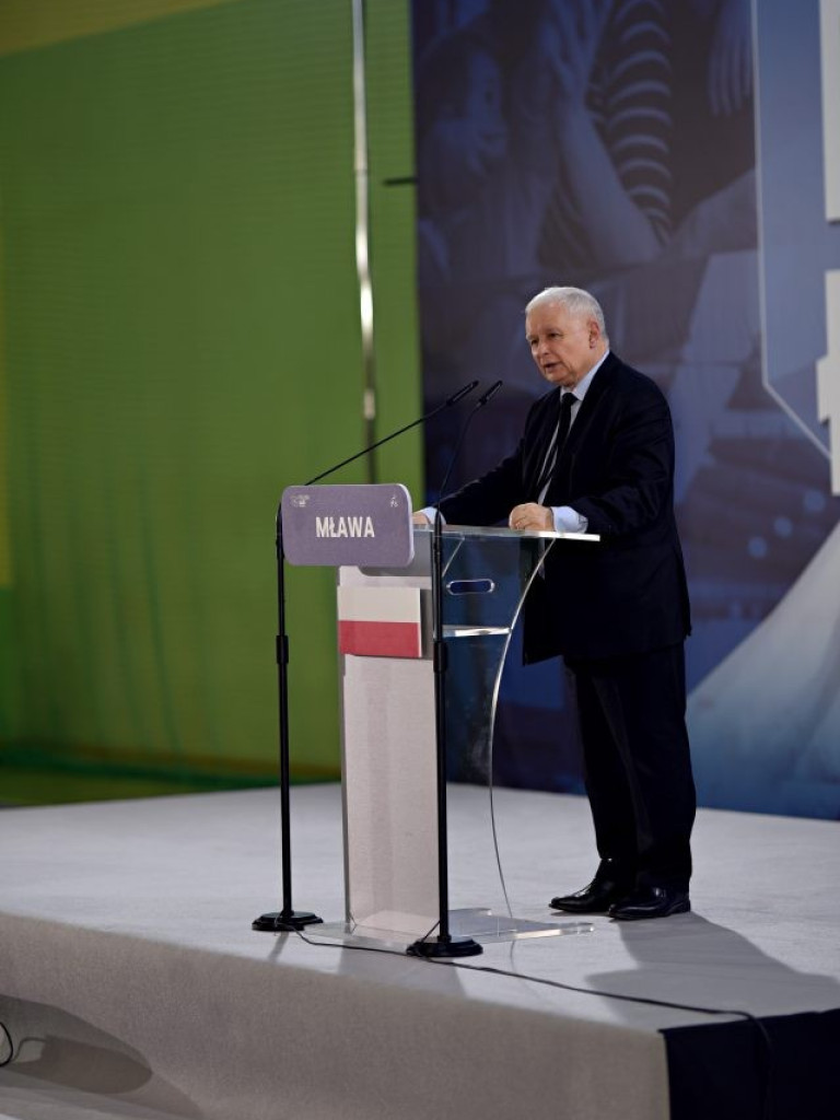 Doganiamy Japonię - relacja z wizyty Jarosława Kaczyńskiego w Mławie (FILMY i ZDJĘCIA)