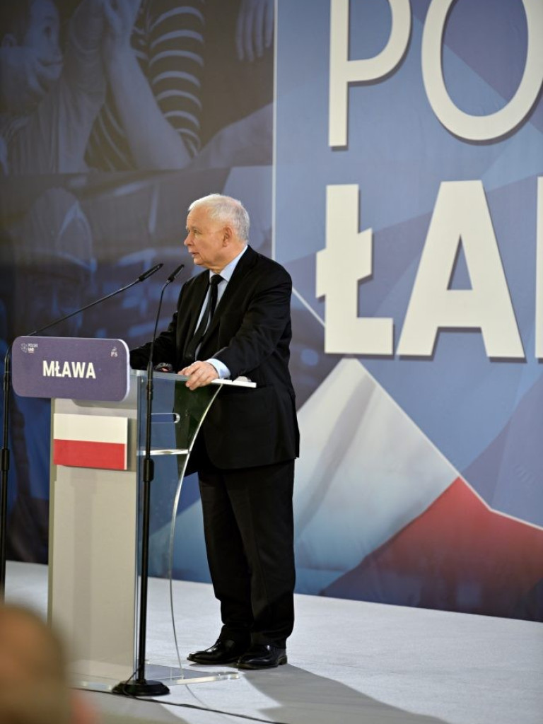 Doganiamy Japonię - relacja z wizyty Jarosława Kaczyńskiego w Mławie (FILMY i ZDJĘCIA)