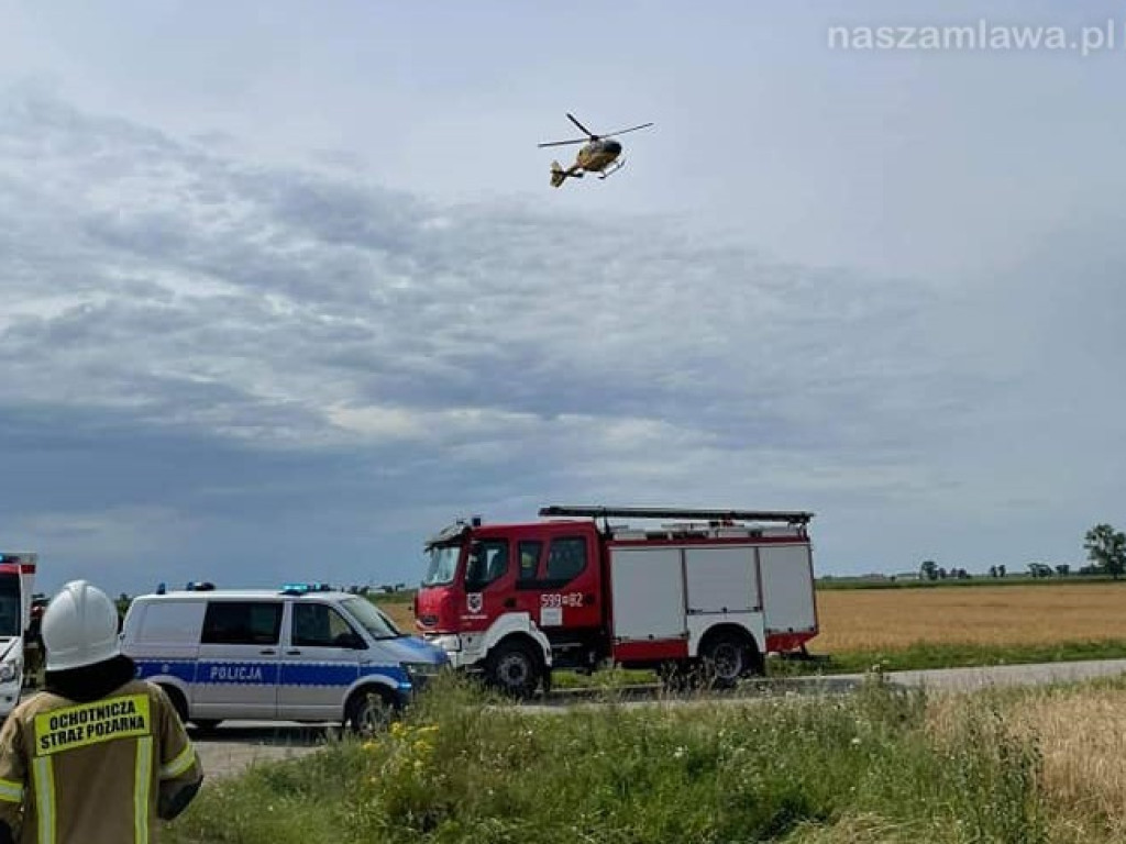 Wezwano 2 śmigłowce. Ucierpiało też dziecko [AKTUALIZACJA]