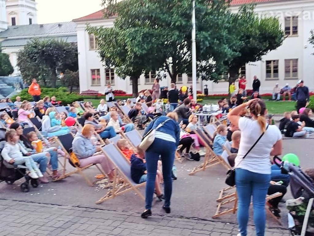 Sobotnie kino plenerowe w Mławie [ZDJĘCIA]