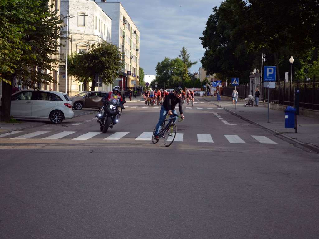 Kolarskie ścigania na ulicach Mławy