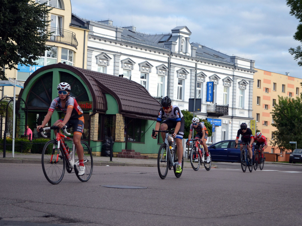 Kolarskie ścigania na ulicach Mławy