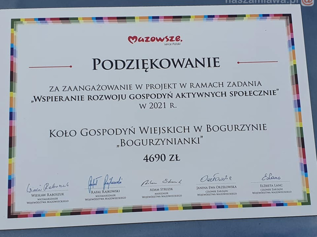 Aktywne gospodynie z naszego terenu