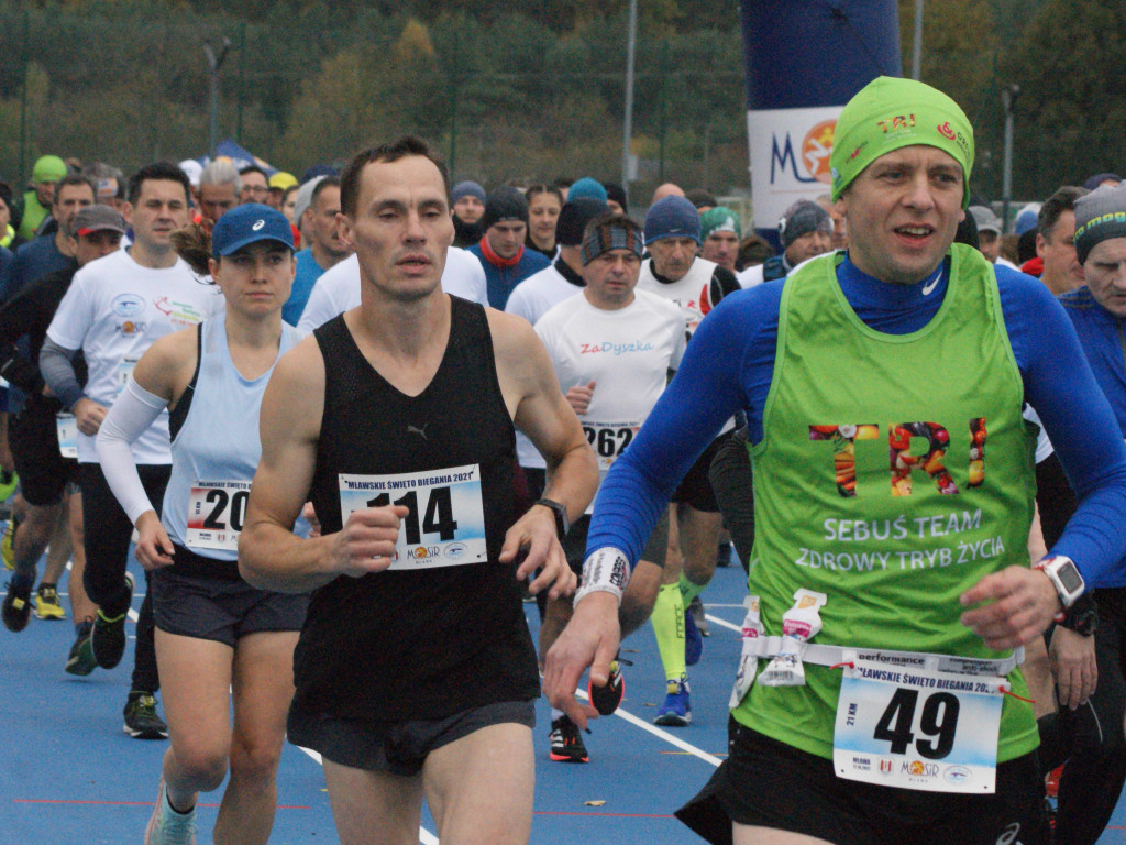 Mławskie Święto Biegania. Półmaraton dla zawodnika z Ostródy