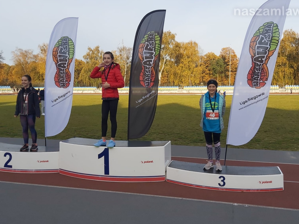 Brąz lekkoatletów Zawkrza na warszawskiej lidze biegowej