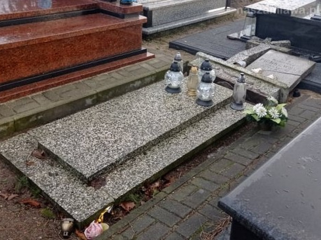 Duże zniszczenia na cmentarzu (Zdjęcia)