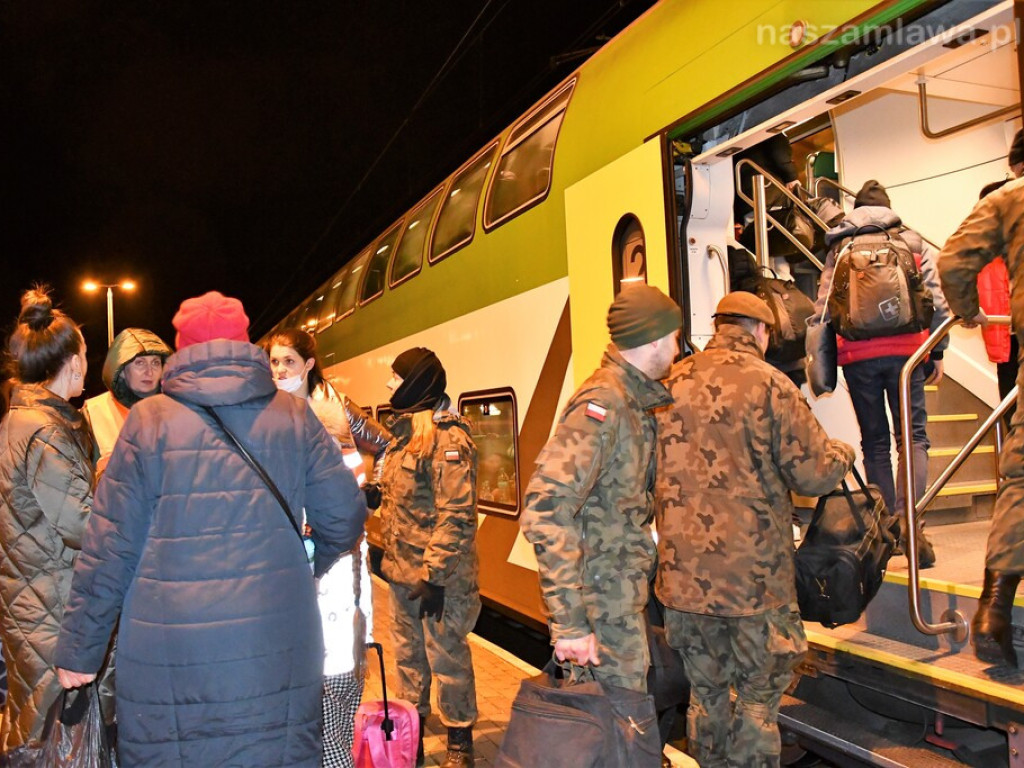 Pociąg humanitarny przywiózł 650 uchodźców
