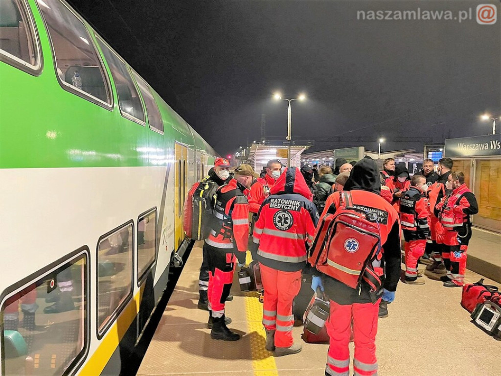 Pociąg humanitarny przywiózł 650 uchodźców