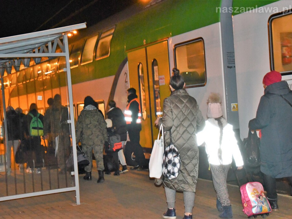 Pociąg humanitarny przywiózł 650 uchodźców