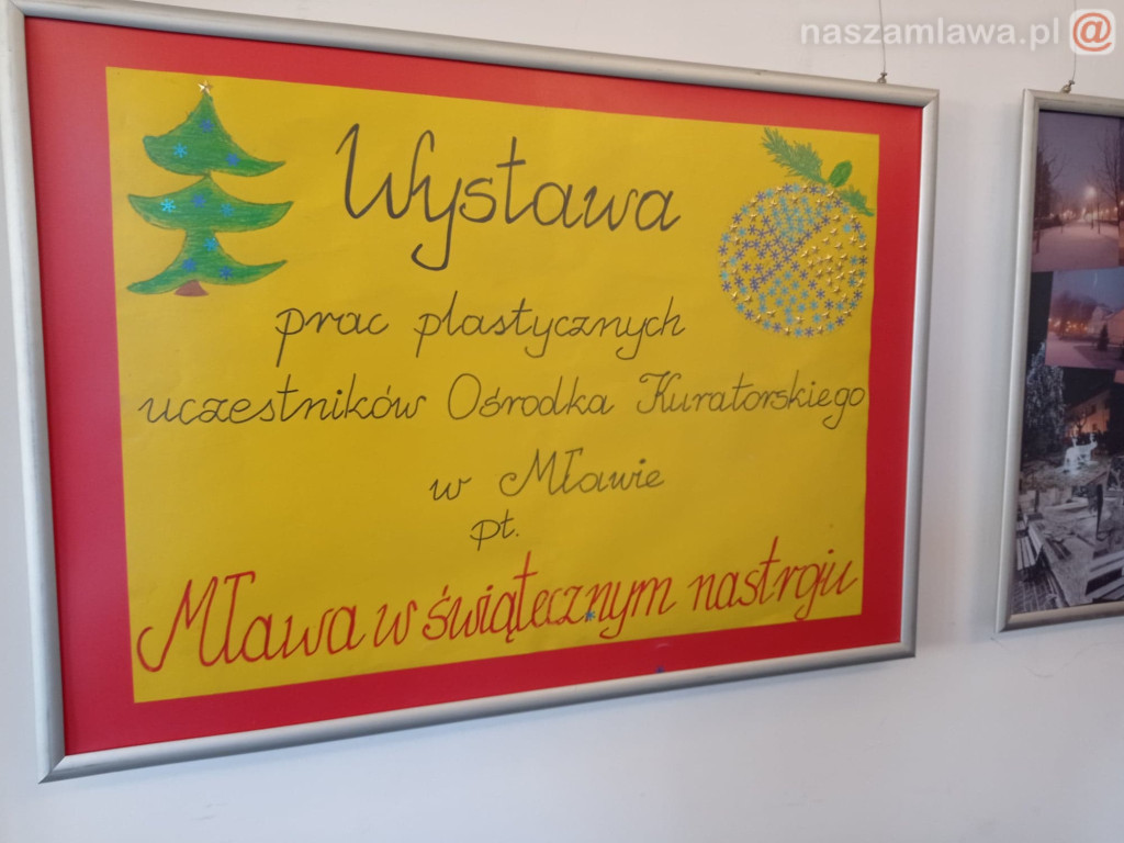 Wystawa prac podopiecznych Ośrodka Kuratorskiego w Mławie