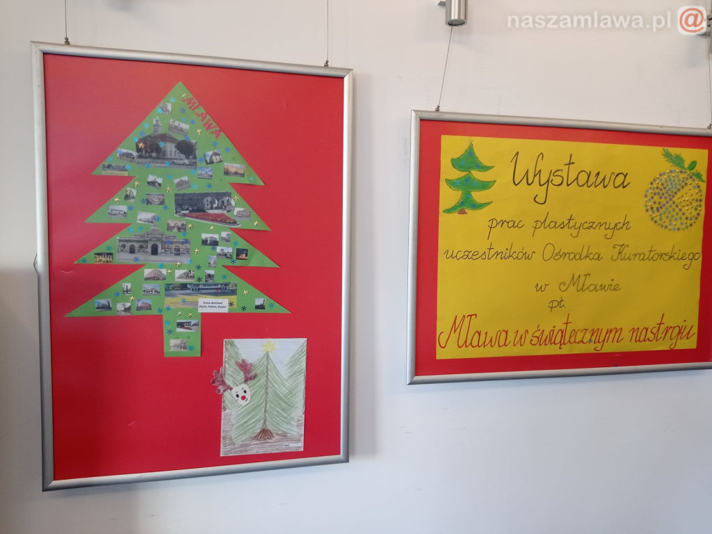 Wystawa prac podopiecznych Ośrodka Kuratorskiego w Mławie