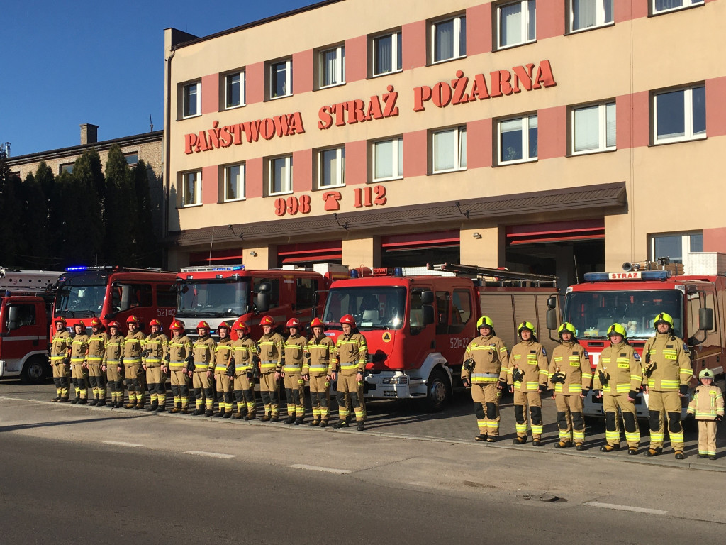 Minuta ciszy dla strażaków z Ukrainy