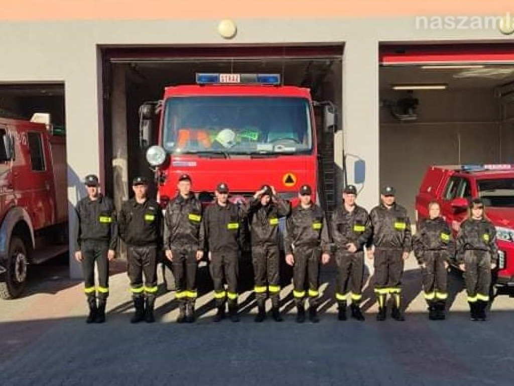 Minuta ciszy dla strażaków z Ukrainy