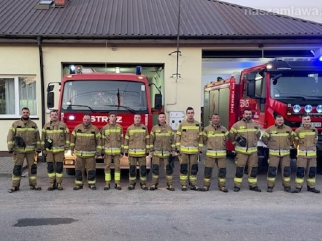 Minuta ciszy dla strażaków z Ukrainy