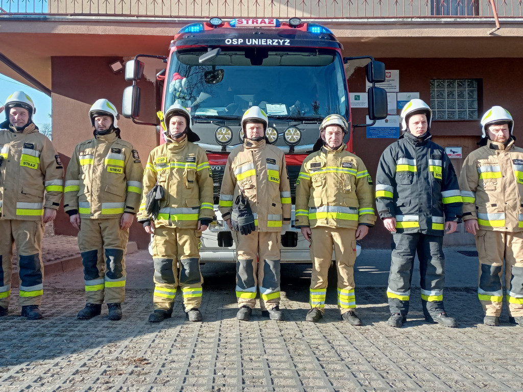 Minuta ciszy dla strażaków z Ukrainy