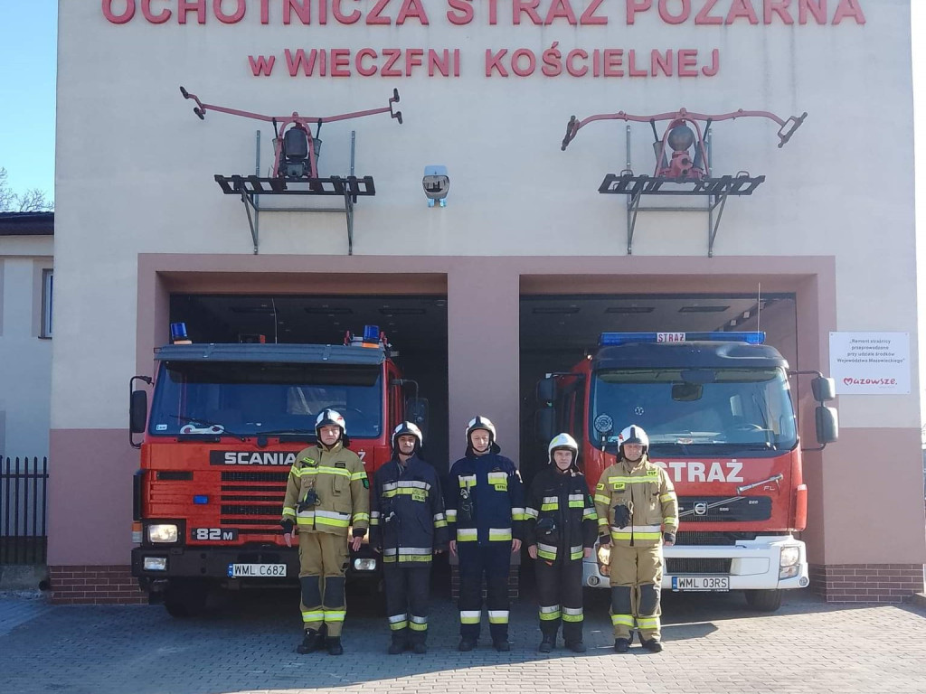 Minuta ciszy dla strażaków z Ukrainy