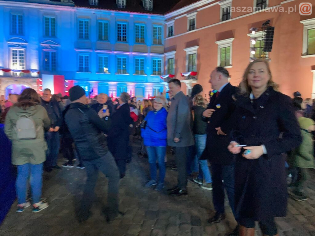 Mławianie na przemówieniu Bidena [ZDJĘCIA]