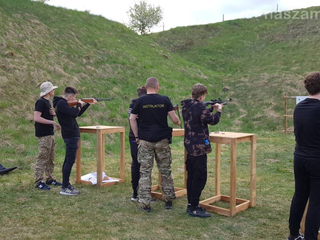 Praktyczna nauka strzelania pod Mławą