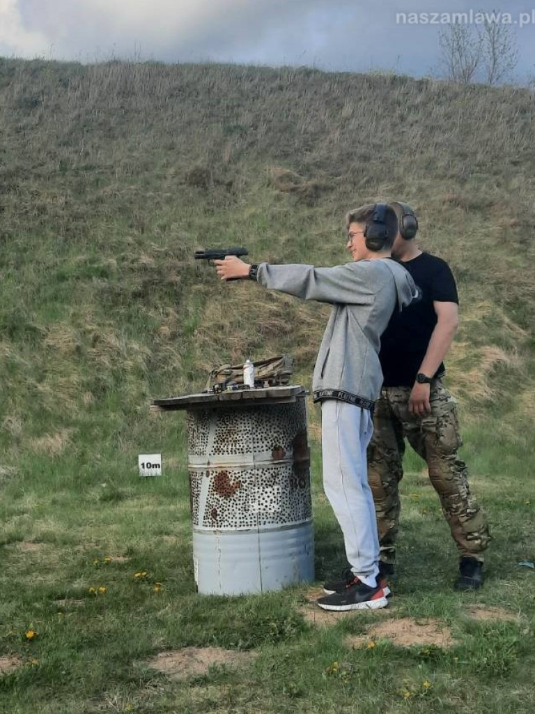 Praktyczna nauka strzelania pod Mławą