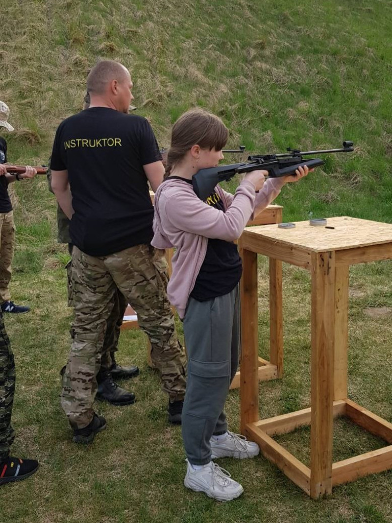 Praktyczna nauka strzelania pod Mławą