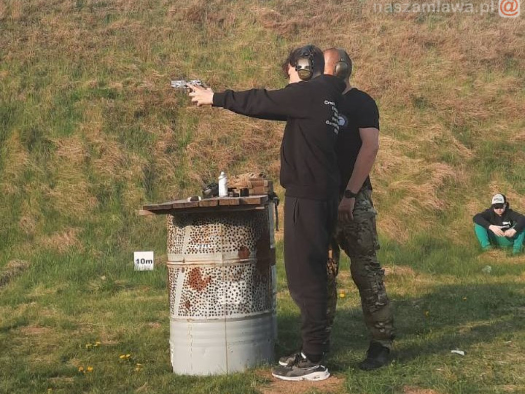 Praktyczna nauka strzelania pod Mławą