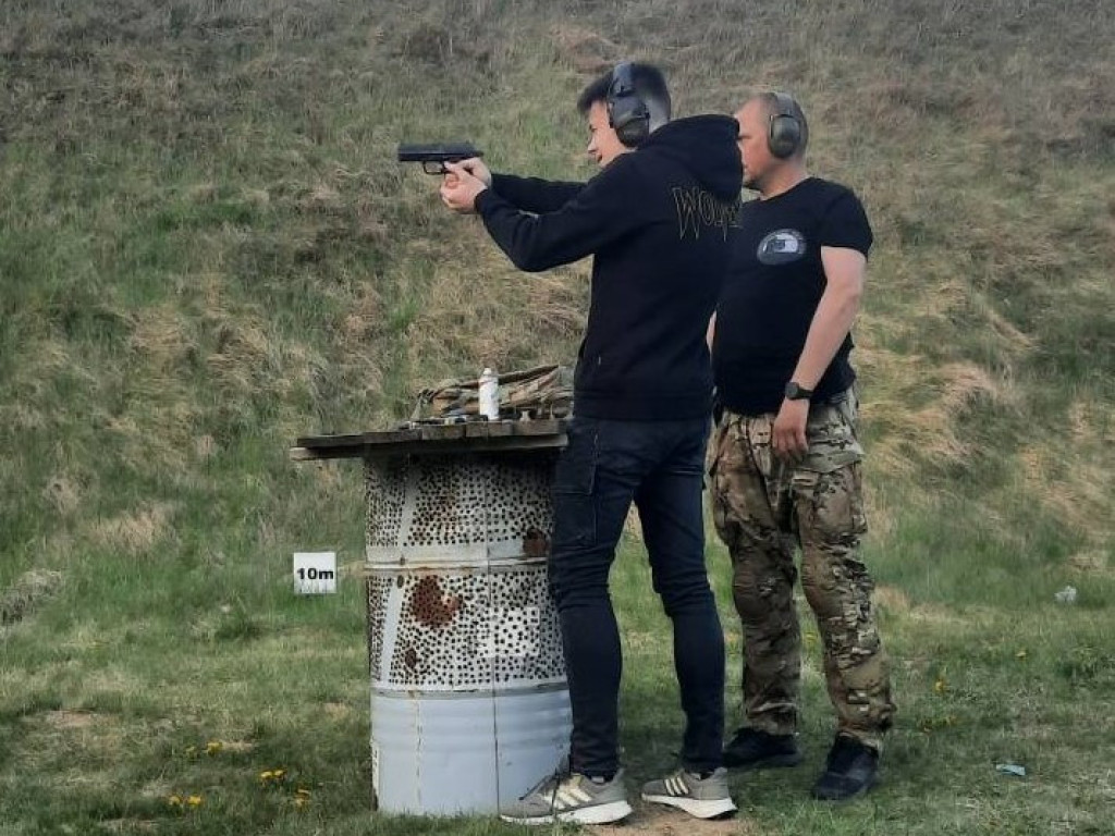 Praktyczna nauka strzelania pod Mławą