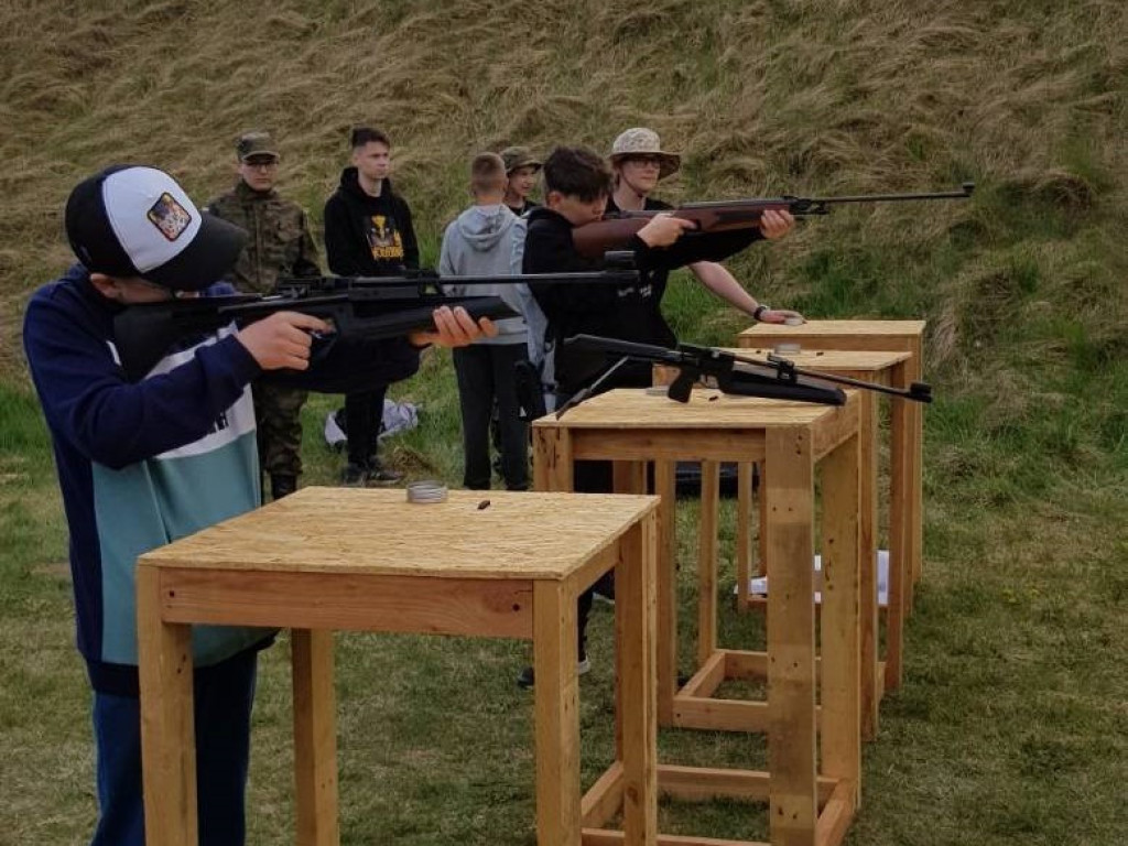 Praktyczna nauka strzelania pod Mławą