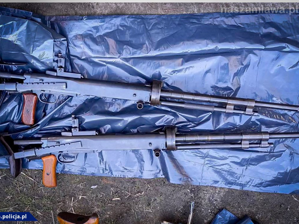 Mazowsze. Przejęli broń, granaty i amunicję