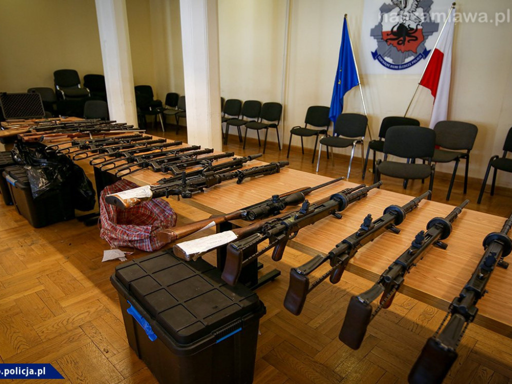 Mazowsze. Przejęli broń, granaty i amunicję