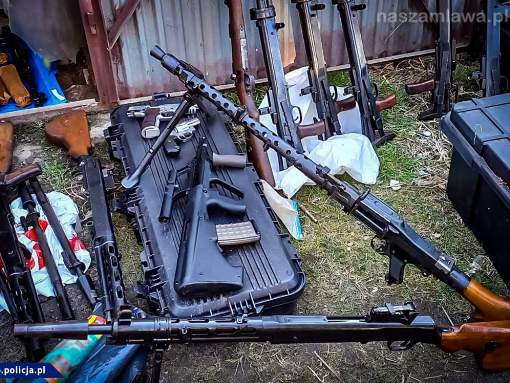 Mazowsze. Przejęli broń, granaty i amunicję