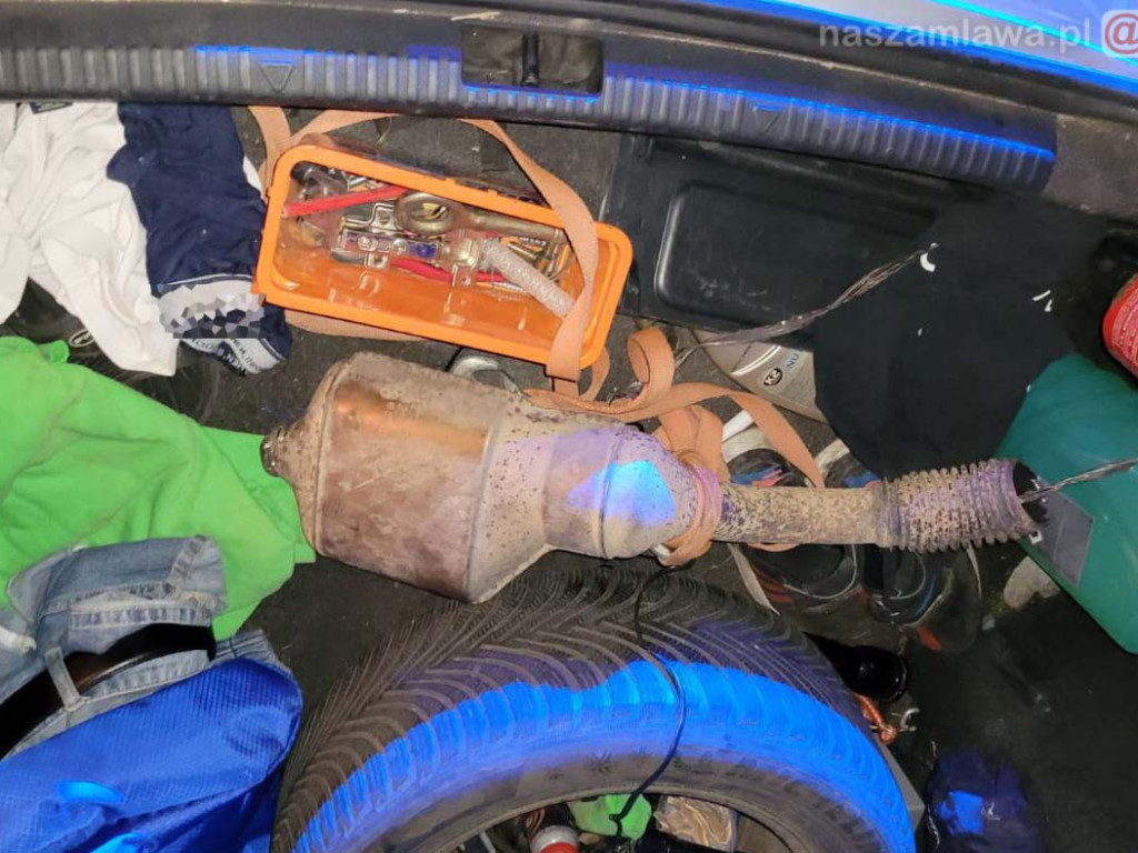 Wycięty katalizator był jeszcze ciepły. Kradzieże w regionie