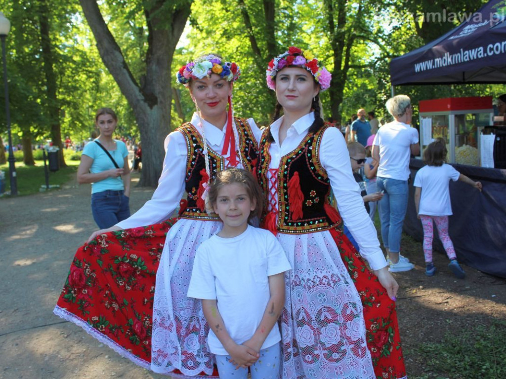 Takich tłumów w parku dawno nie było