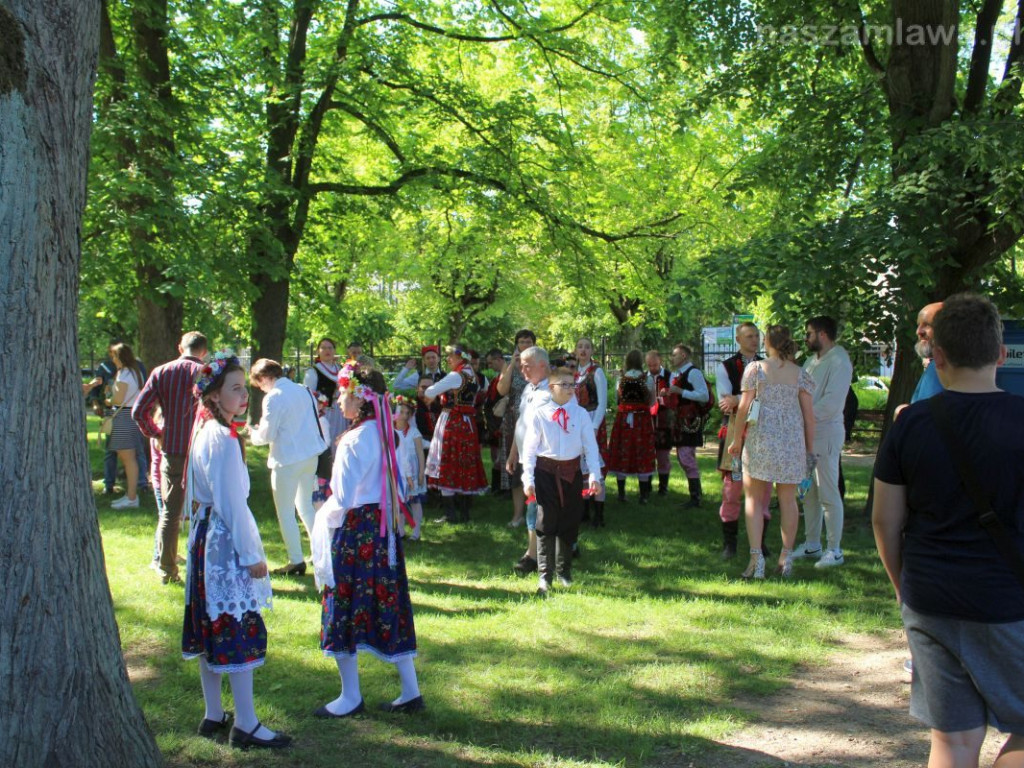 Takich tłumów w parku dawno nie było
