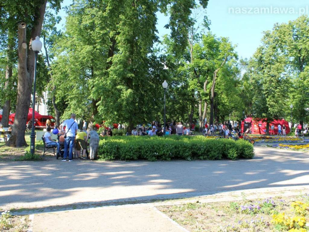 Takich tłumów w parku dawno nie było