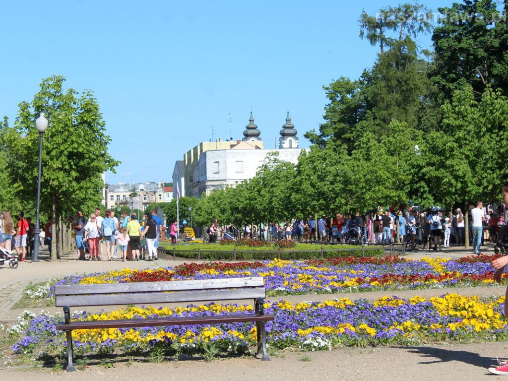 Takich tłumów w parku dawno nie było