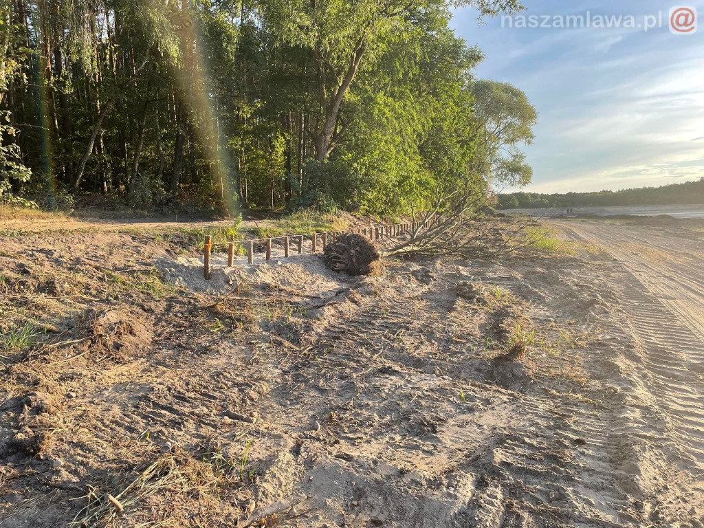 Remont zalewu. Teraz schną drzewa (FOTORELACJA)