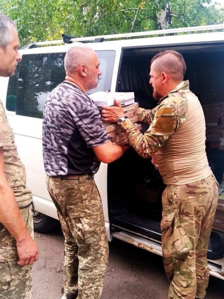 Transport z Mławy trafił na front [ZDJĘCIA]