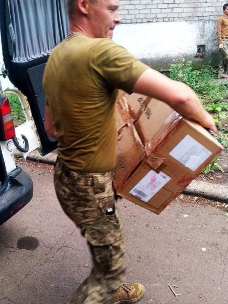 Transport z Mławy trafił na front [ZDJĘCIA]