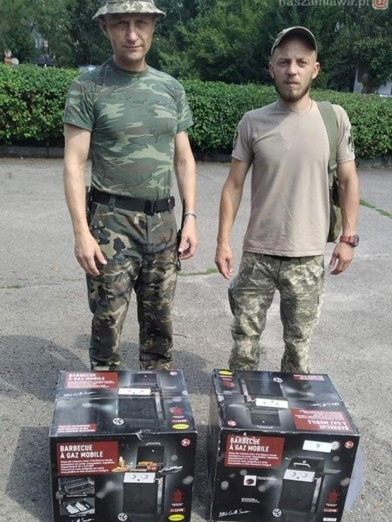 Transport z Mławy trafił na front [ZDJĘCIA]