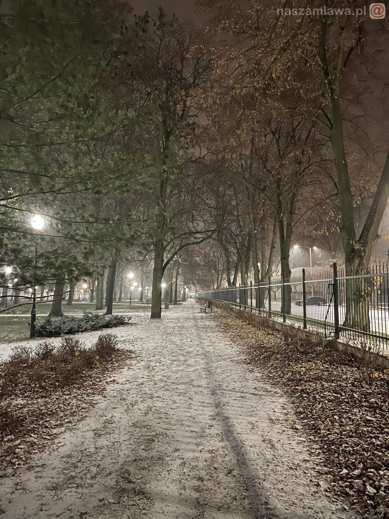 Atak zimy w Mławie [ZDJĘCIA]