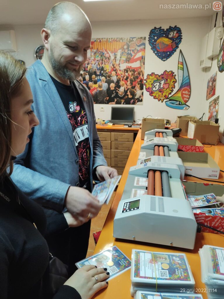 Mławianie w siedzibie WOŚP.  Finał coraz bliżej