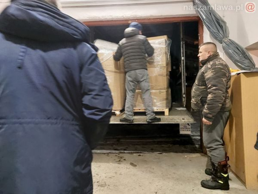 Do Mławy dotarła pomoc z Franconville